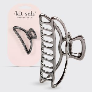 Hematite Metal Claw Clip